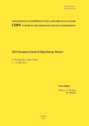 CERN Yellow Report Front Cover